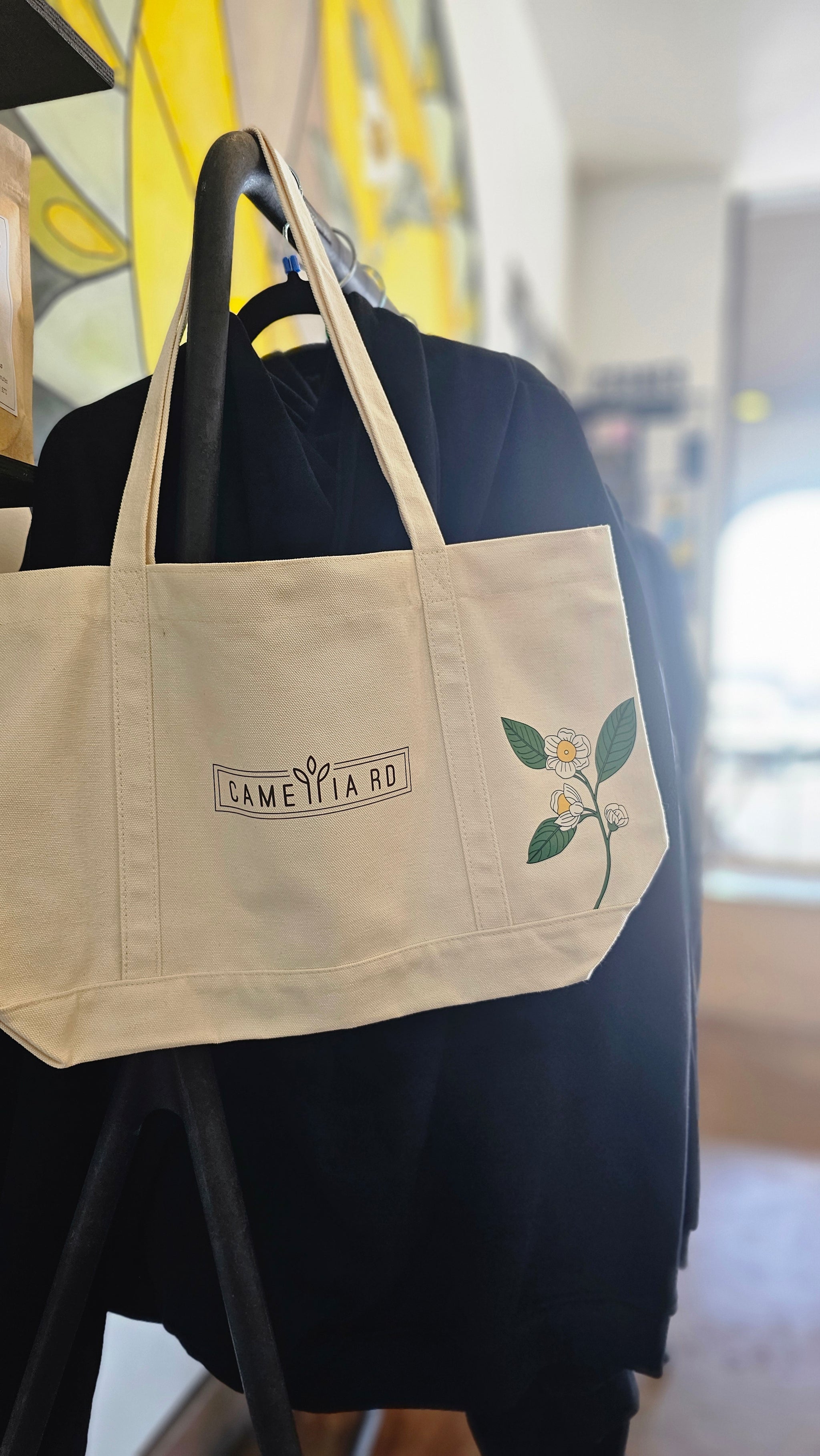 Camellia Canvas Tote Bag – Camellia Rd